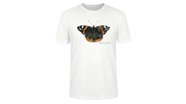T-Shirt mit Admiral-Motiv